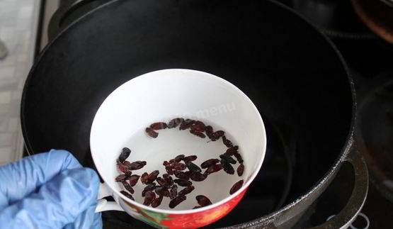 плов из баранины в казане