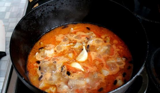 плов из баранины в казане