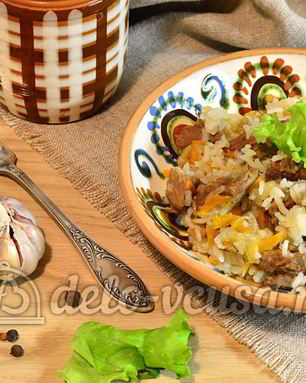 Плов из говядины