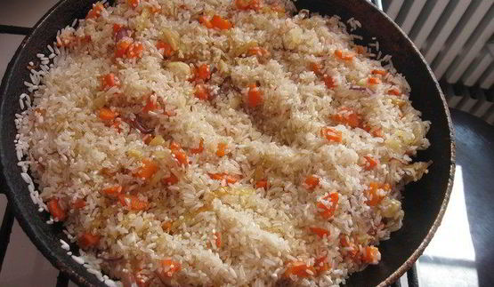 плов нежность с куринным филе