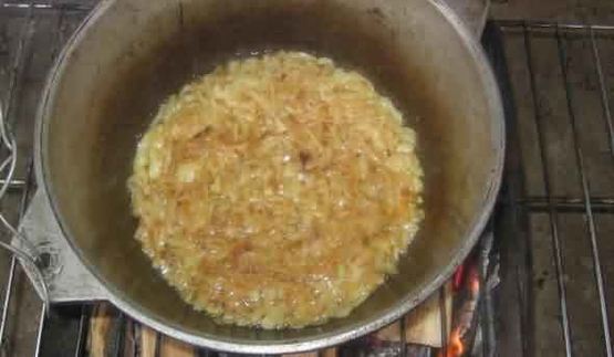 плов праздничный по-узбекски