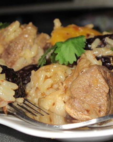 Рецепт плова с бараниной и сухофруктами