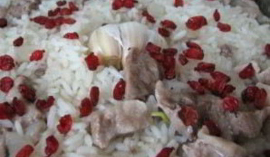 плов с барбарисом