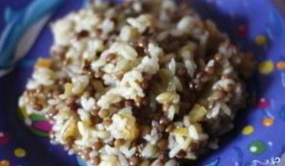 плов с чечевицей