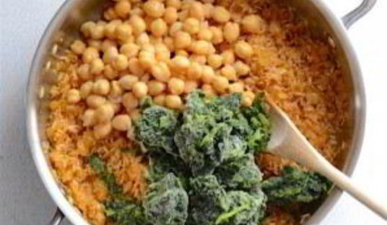 плов с горохом нут