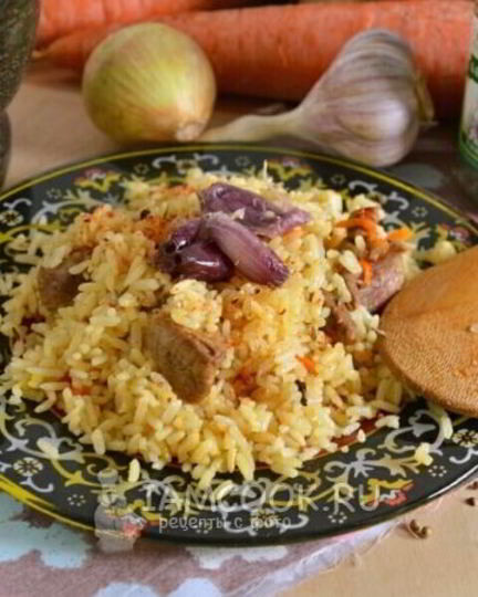 Рецепт плова с индейкой в мультиварке