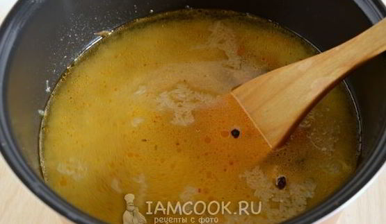 плов с индейкой в мультиварке