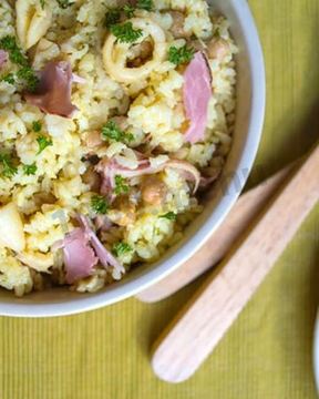 Плов с кальмарами