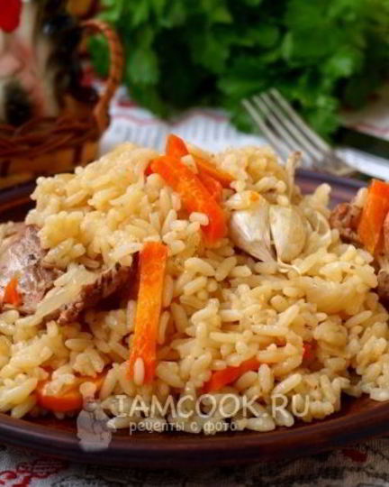 Рецепт плова с кроликом