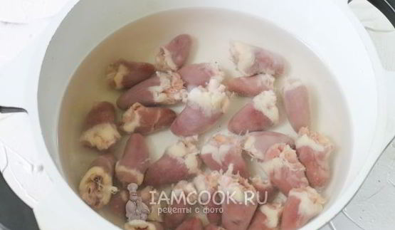 плов с куриными сердечками