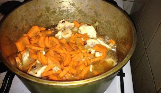 плов с курицей