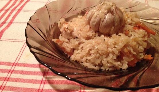 плов с курицей