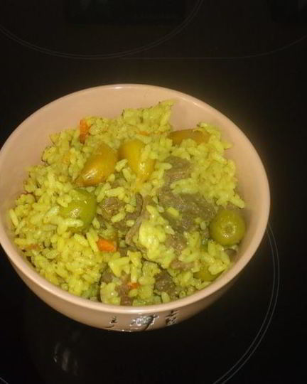 Рецепт плова с луком и оливками