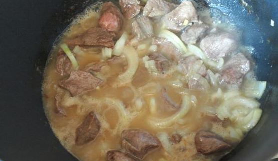 плов с машем и телятиной