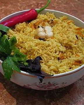 Плов с мидиями