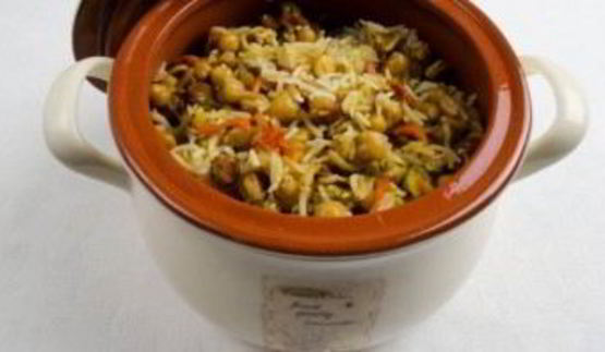 плов с нутом в мультиварке