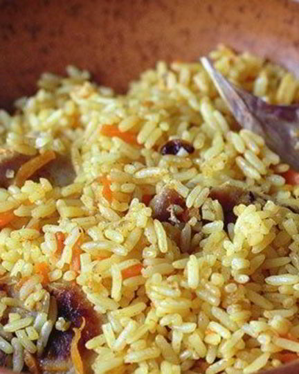 Рецепт плова с сердечками в мультиварке