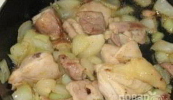 плов с тыквой и курицей