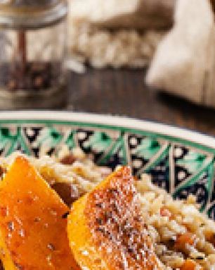 Плов с тыквой