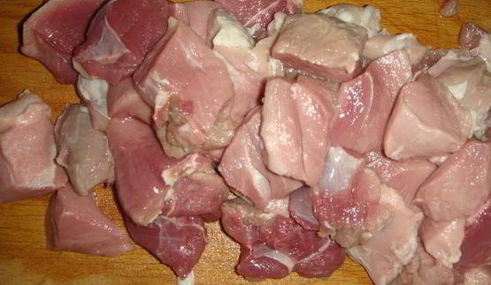 плов со свининой и яблоками