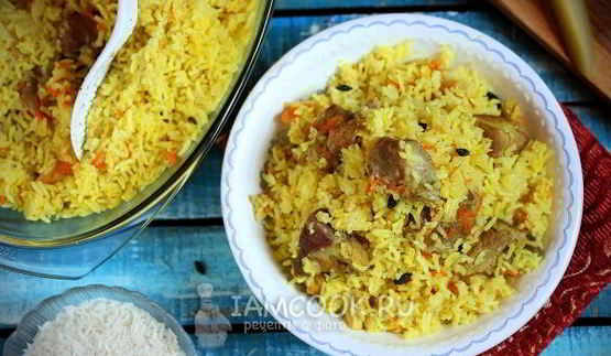 плов со свининой в духовке