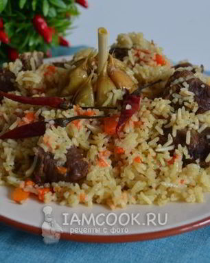 Плов узбекский с бараниной