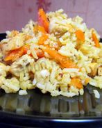 Плов в кастрюле с курицей