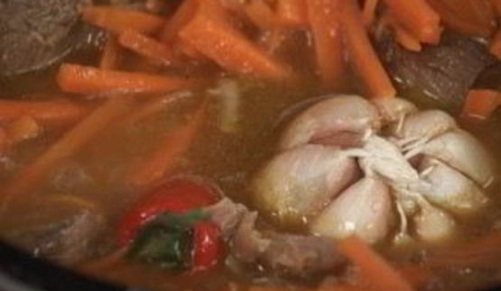 плов в казане из говядины