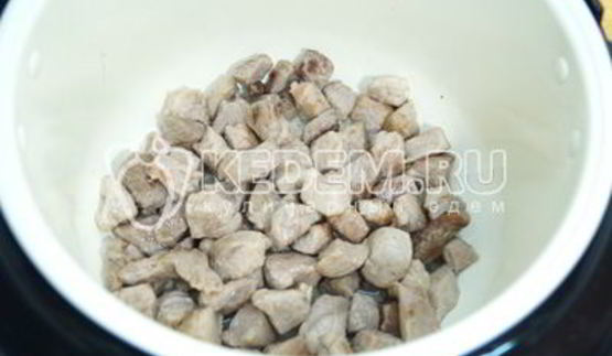 плов в мультиварке со свининой