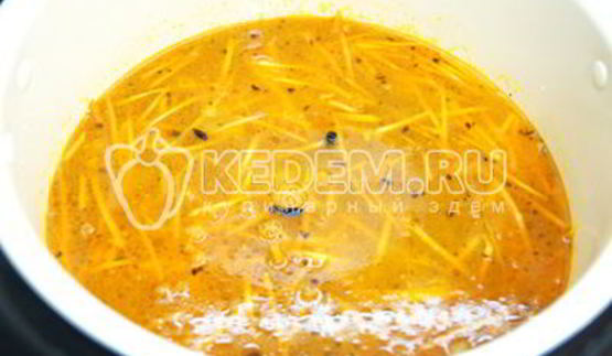 плов в мультиварке со свининой