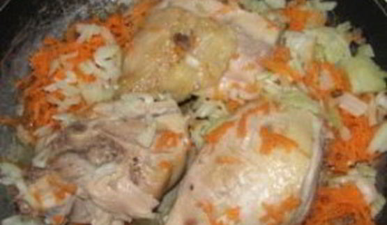 плов в пароварке с курицей