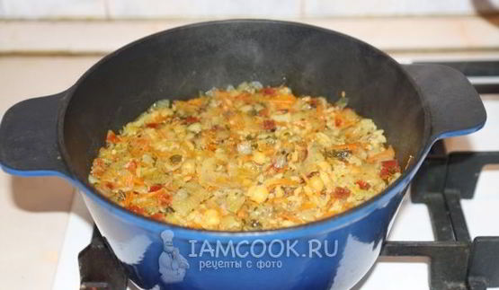 плов вегетарианский с нутом