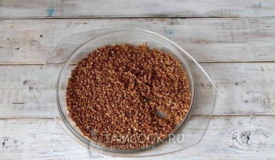 постный плов из гречки с опятами