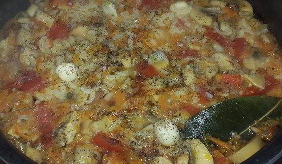 постный плов с грибами