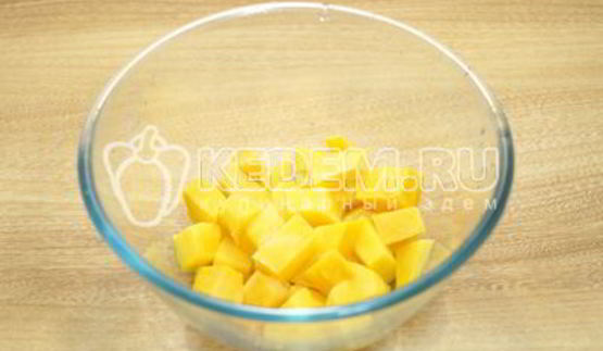 постный плов с тыквой и фасолью