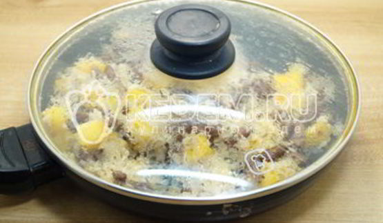 постный плов с тыквой и фасолью