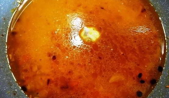 разобранный плов с бараниной