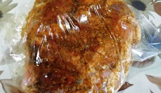 разобранный плов с бараниной