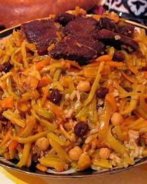 Самаркандский плов с сухофруктами