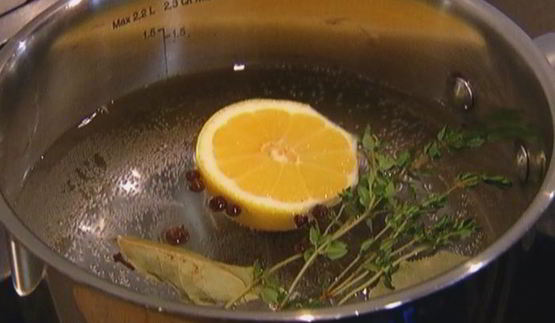 весенний плов с семгой и спаржей