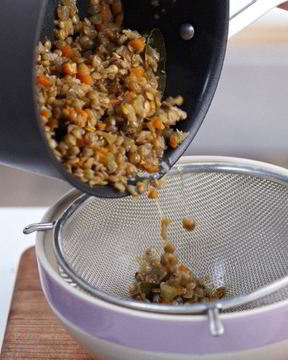 Простой гарнир из чечевицы