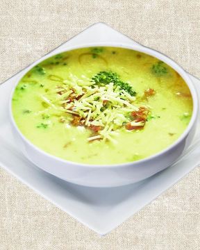 Пюре из брокколи с картофелем и сыром