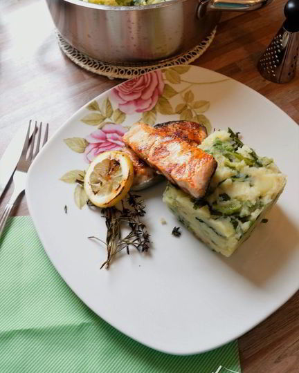 Рецепт пюре картофельного с савойской капустой