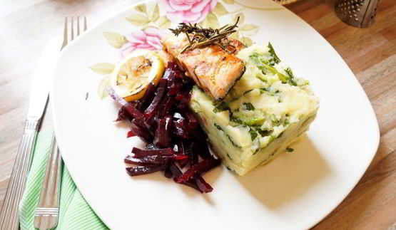 пюре картофельное с савойской капустой