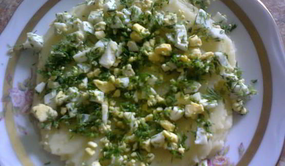 пюре картофельное с яйцом