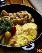 Фрикасе из курицы с картофелем