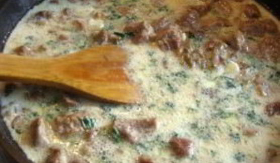 фрикасе из телятины