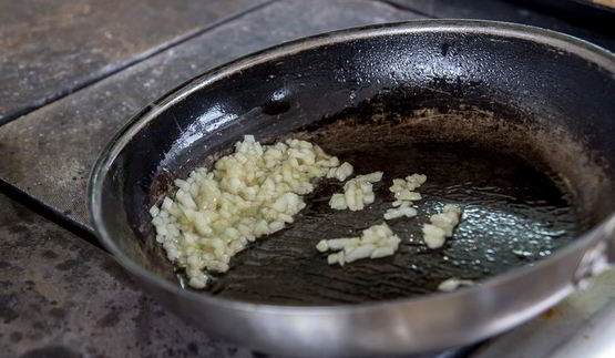 грибное рагу с диким рисом