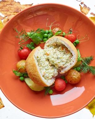 Куриное рагу в сметанном соусе