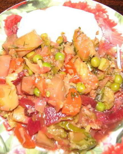 Рецепт летнего овощного рагу